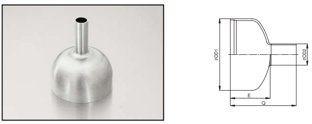 TKF TK-FUJINKIN TKSCT 富士金 管帽變徑 (Tube 尺寸)參數