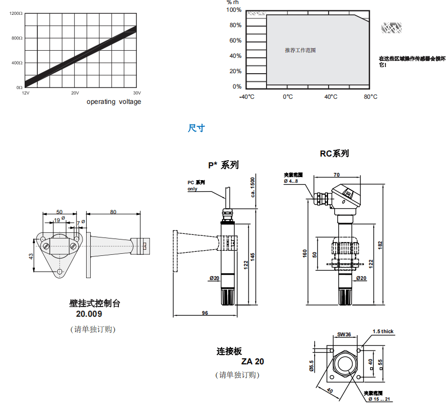 蓋加美Galltec+mela RC/PC 溫濕度變送器批發