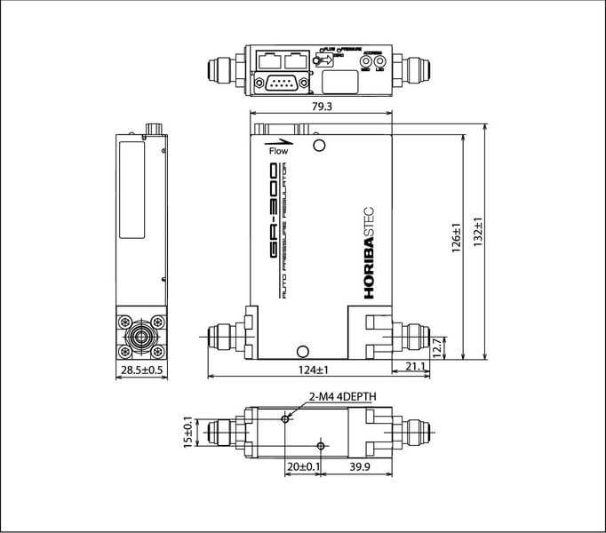 HORIBAGR-300系列晶圓背面冷卻系統壓力控制器GR-312參數